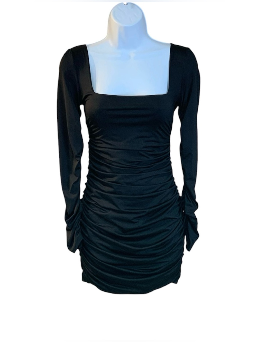 Black Bodycon Mini Dress